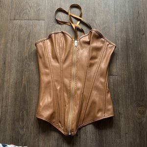Brown corset